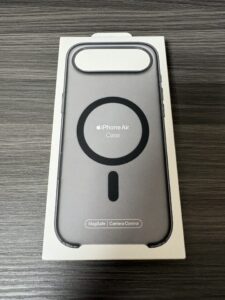 iPhone Air用純正ケース外箱
