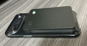 iPhoneに装着 2
