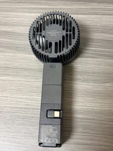 CIO ハンディファン 背面